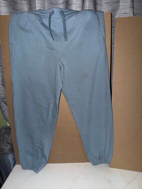 Light Blue Fleece Jogger Sweatpants